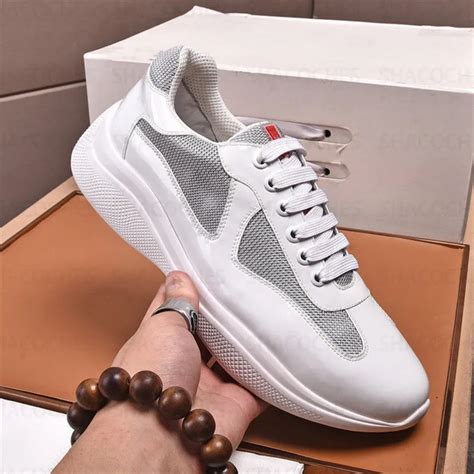 gray prada sneakers|prada sneakers for men dhgate.